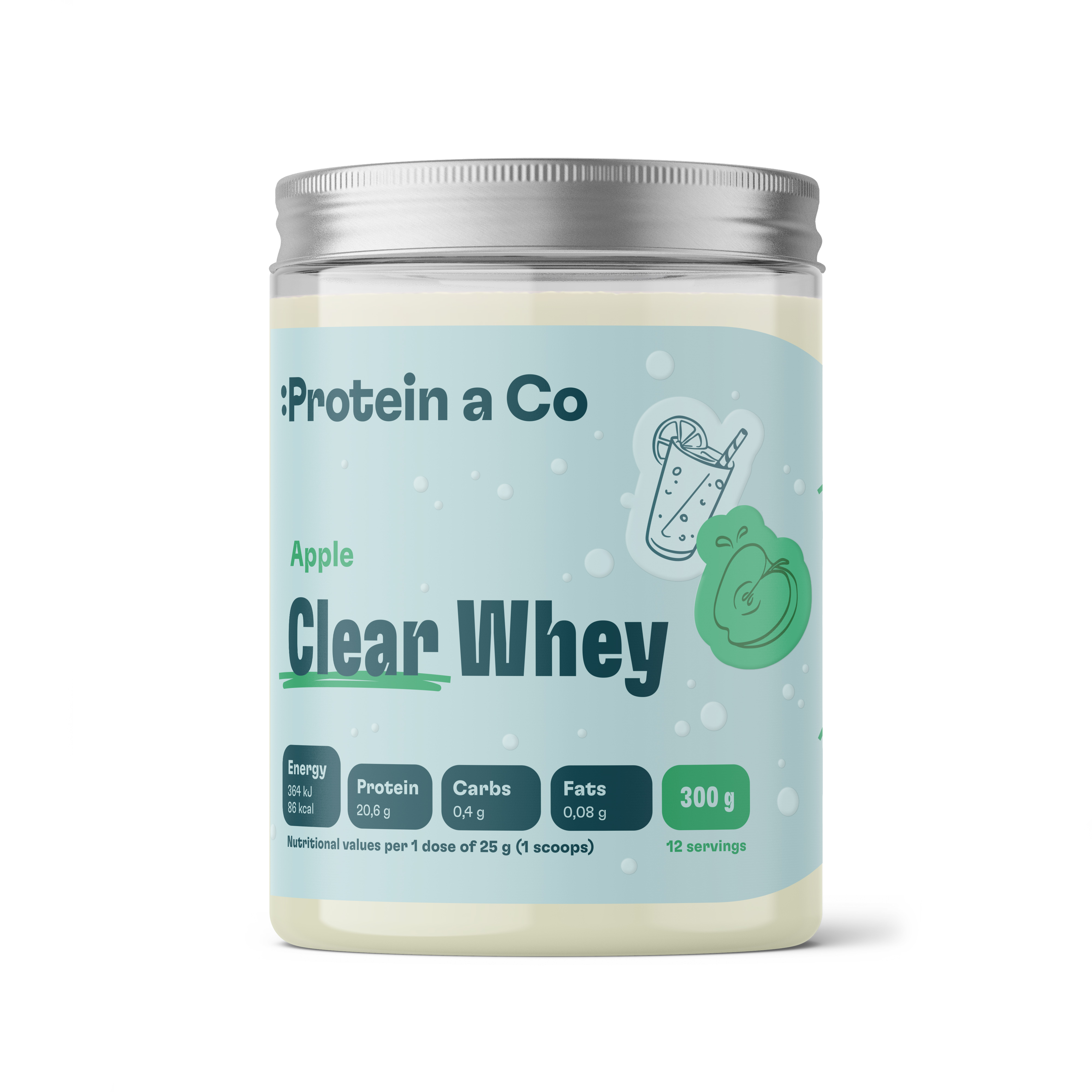 Clear Whey_apple_300